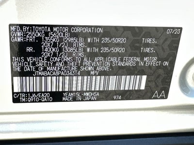2023 Toyota bZ4X Limited