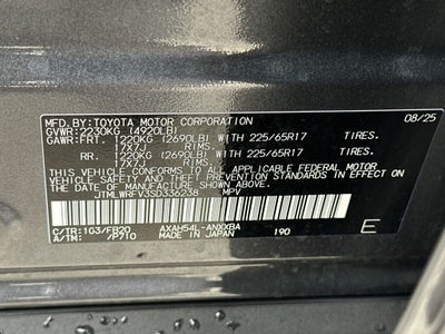 2025 Toyota RAV4 Hybrid LE