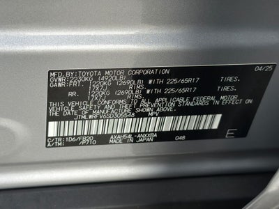 2025 Toyota RAV4 Hybrid LE