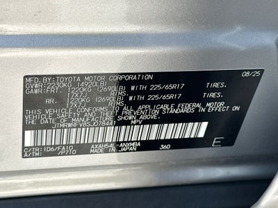 2025 Toyota RAV4 Hybrid XLE