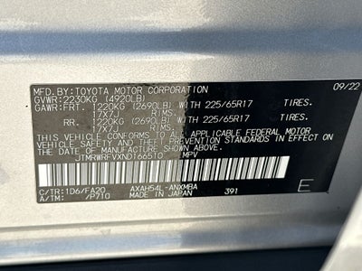 2022 Toyota RAV4 Hybrid XLE