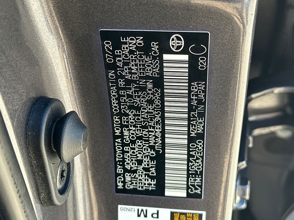 2021 Toyota Corolla Hatchback XSE