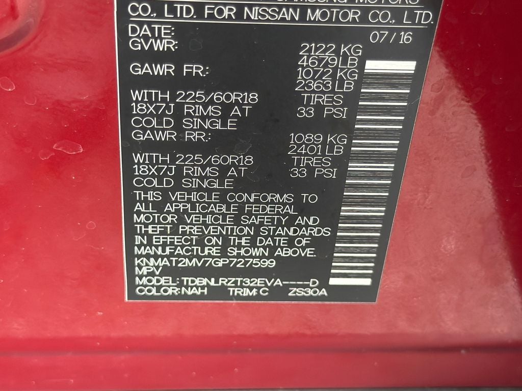 2016 Nissan Rogue SL